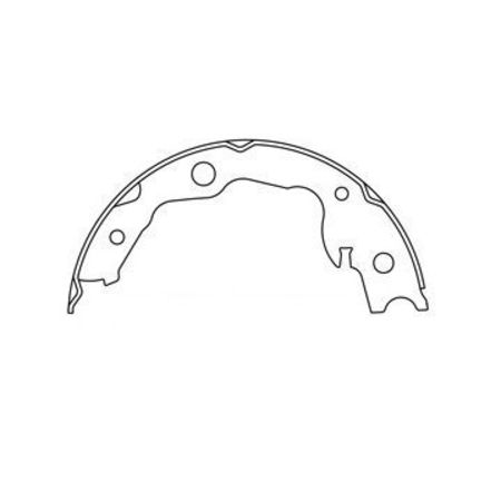 CENTRIC PARTS Centric Brake Shoes, 111.09160 111.09160